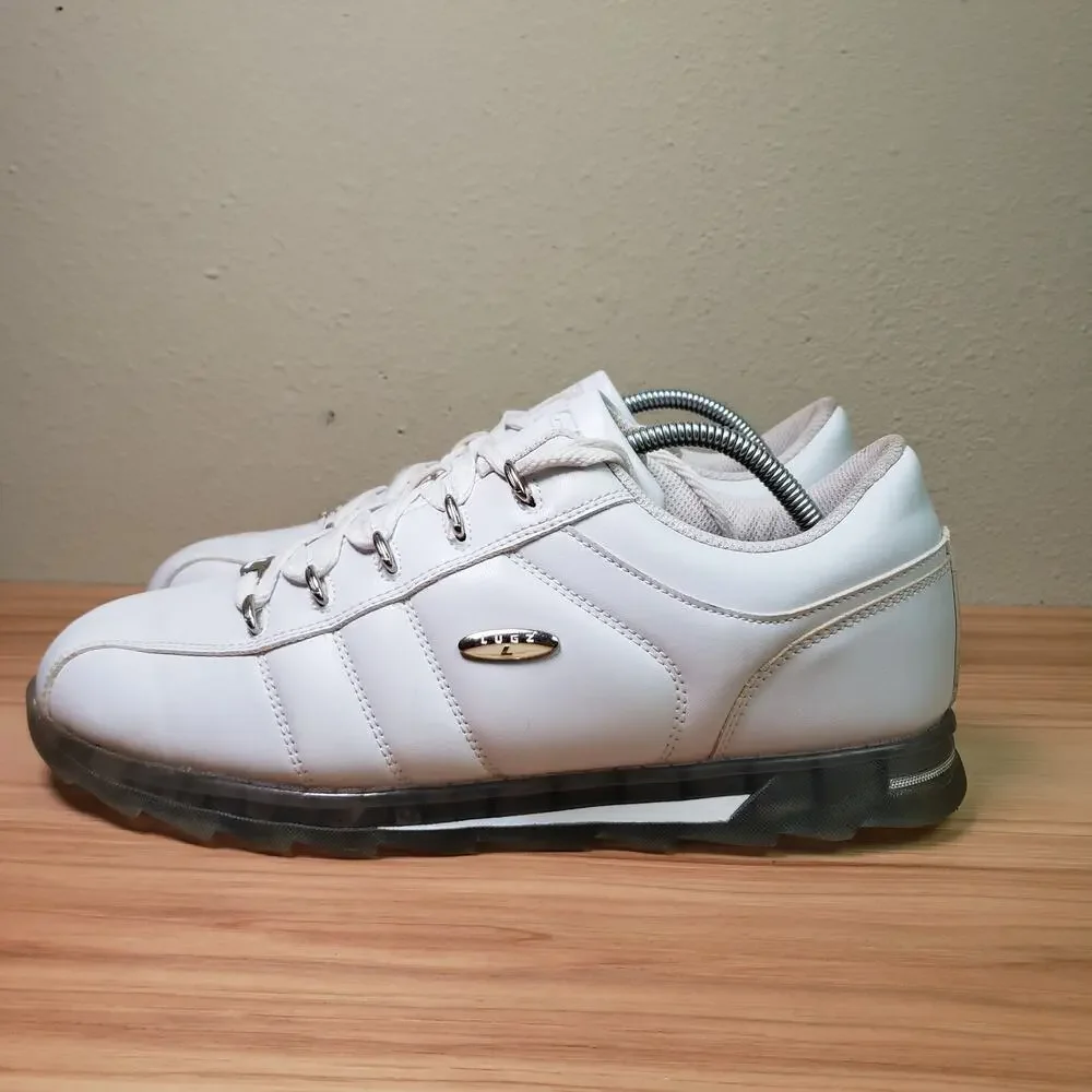 Lugz Men's Size 10.5 Charger II Ice Lace Up Fashion Sneakers white Sporty Casual
